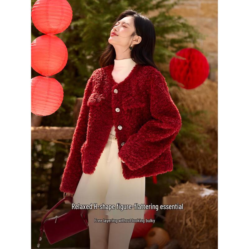 Women's Warm Fleece Round Neck Jacket