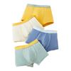 Boys' Pure Cotton Antibacterial Boxer Briefs, Class A, for Teenagers and Older Kids, Comfortable Fit Without Pinching.