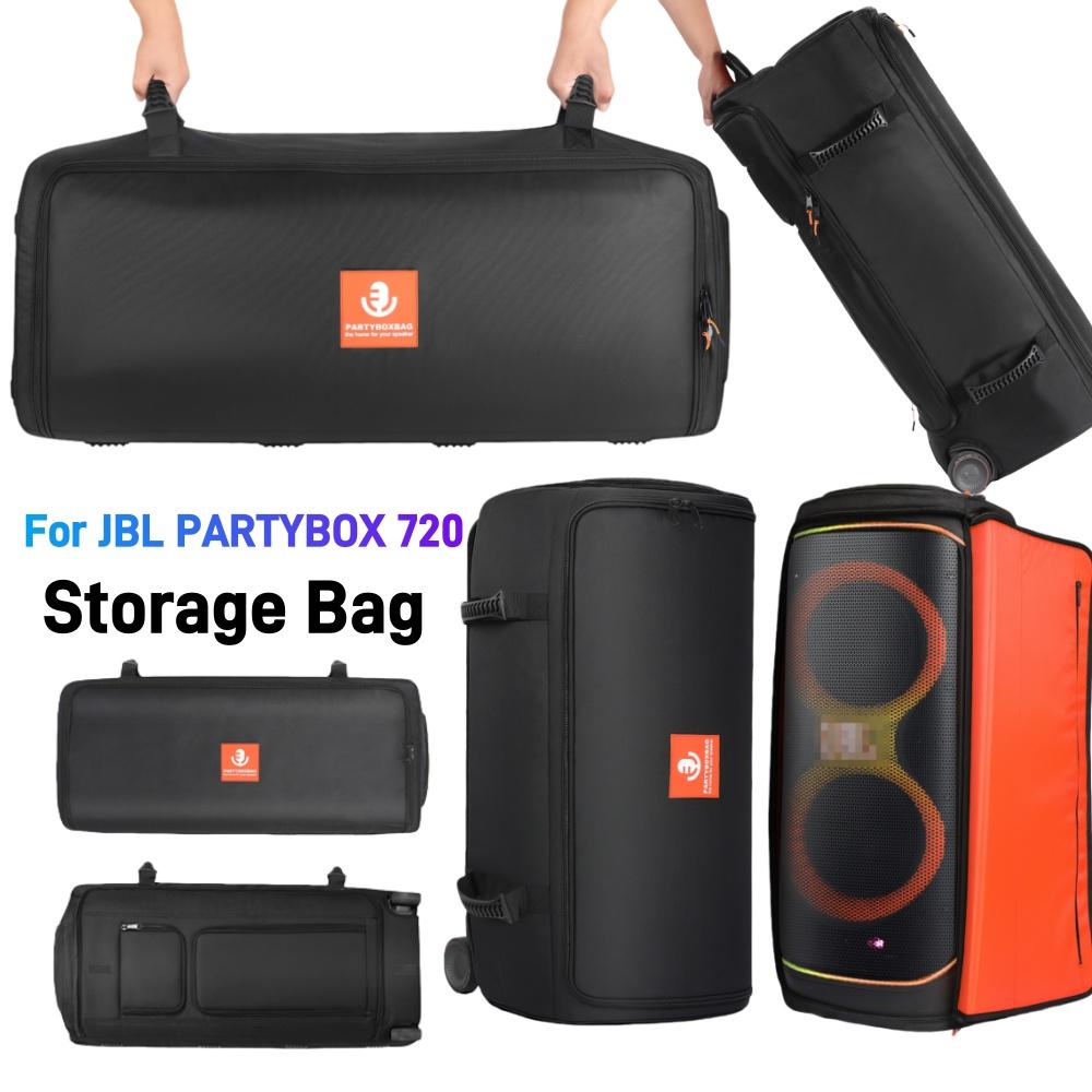 Portable Speaker Dust Cover Storage Bag Waterproof Without Wheels Carrying Case Fits for JBL PartyBox 720 for Outdoor Travel