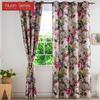 1 Stück Nuan Serie 70-80% Verdunkelung Landhausstil Ölfarben Blumenmuster Hochwertiger Verdunkelungsvorhang für Schlafzimmer Wohnzimmer Fenster zur Heimdekoration