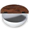  Reclaimed Wood Coffee Table, Bowl Shape