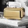 Office Hotel Bathroom Home Luxury Tissue Holder Wipes Storage Case Napkin Box Paper Towel Dispenser