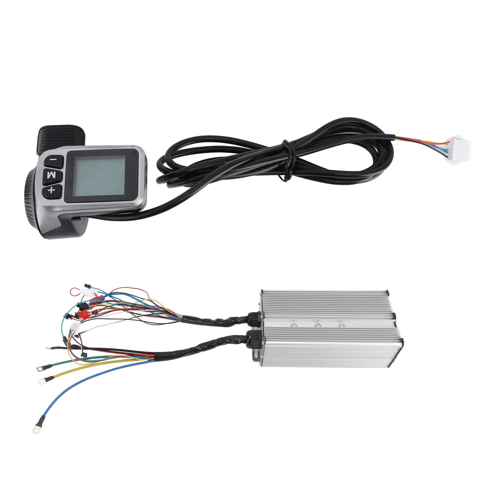 Electric Bike Scooter Motor Controller Display Panel Kit for 22.5mm Handlebar 36/48V 2000?3000W