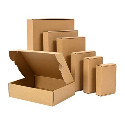 Multi Size Brown Kraft Paper Gift Box Christmas Cookies Candy Packaging Boxs Wedding Gifts Corrugated Box MailersBrown Cardboard Shipping Case 20pcs