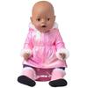 Long Coat Winter Doll Clothes For 18 Inch Girl Dolls Soft Plush Outfit Set Simple Wear Design