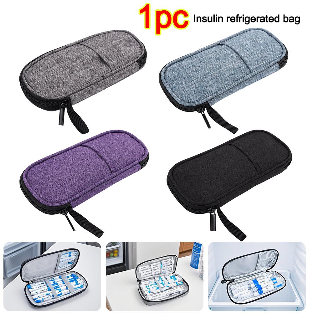 Simple EVA Insulin Cooling Bag Waterproof Thermal Insulated Pocket Pill Protector Insulin Cooler Diabetics