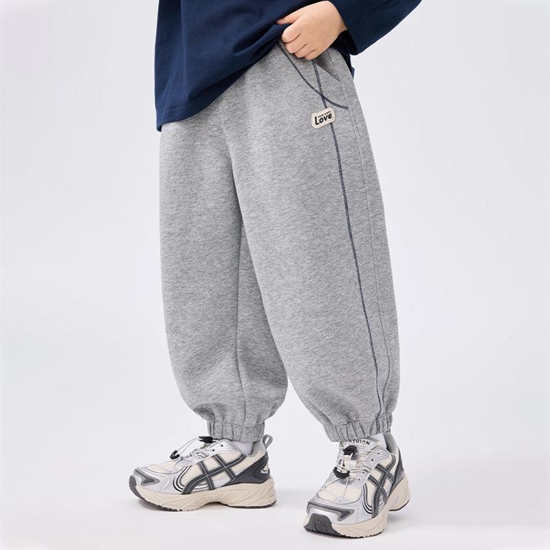 2026 Jungen Frühjahrs- und Herbst-Sweatpants mit lockerem Schnitt - Sportbekleidung für ältere Kinder
