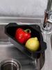 Stainless Steel Drain Basket Kitchen Sink Rack Wash Basin Sink Filter Triangular/square Fruit Vegetable Drainer Storage Rack