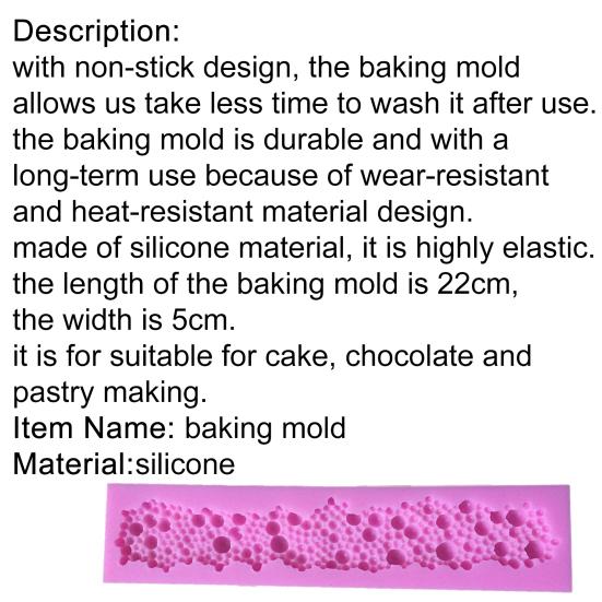 Schokoladenform Leicht zu Reinigen Blasenform Langlebig Dekorieren Schokoladenform für Koch