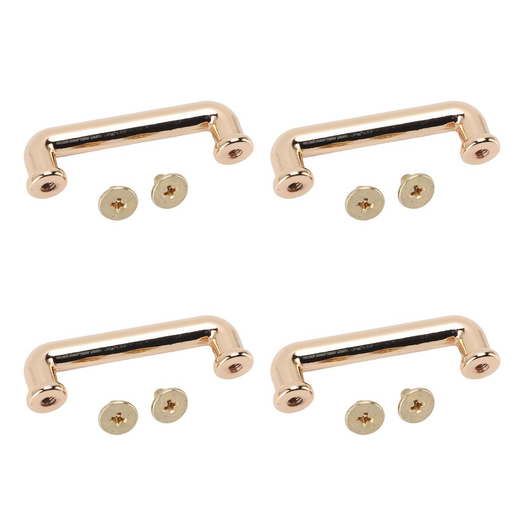 10 Sets Arch Bridge Buckle 31x7.5x6mm Metal D Ring Buckle Chain Strap Connector with 5.5mm Screws