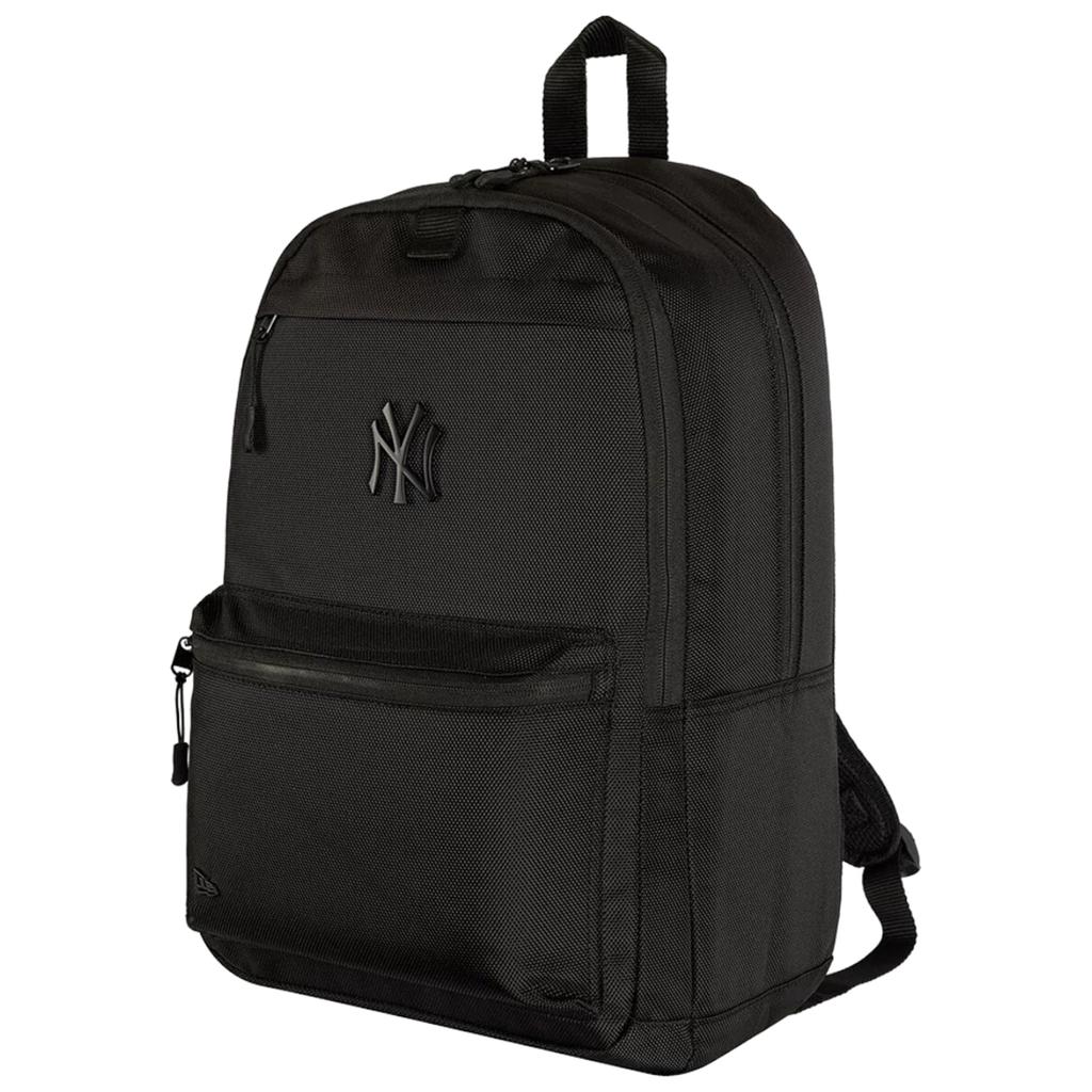 New Era MLB New York Yankees Metal Delaware Backpack, Unisex Black Backpack