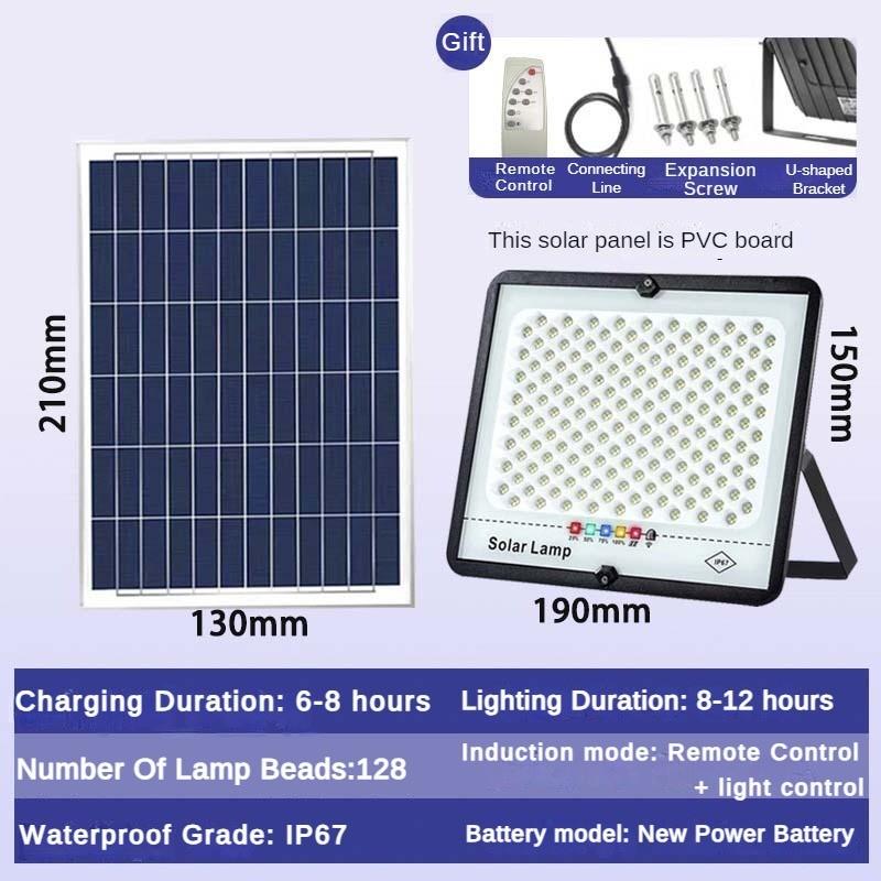 Controlled Waterproof Street Light Timed Outdoor Courtyard Light Intelligent High Conversion Solar Induction Light