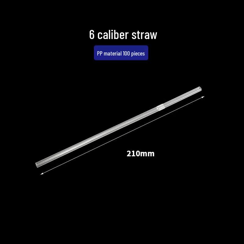 Zhi Shi Disposable PP Transparent Bent Drinking Straws