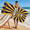 Name Custom Minnesota Vikings Print Beach Towel, Large Soft Quick Dry Towel for Beach Camping Swimming