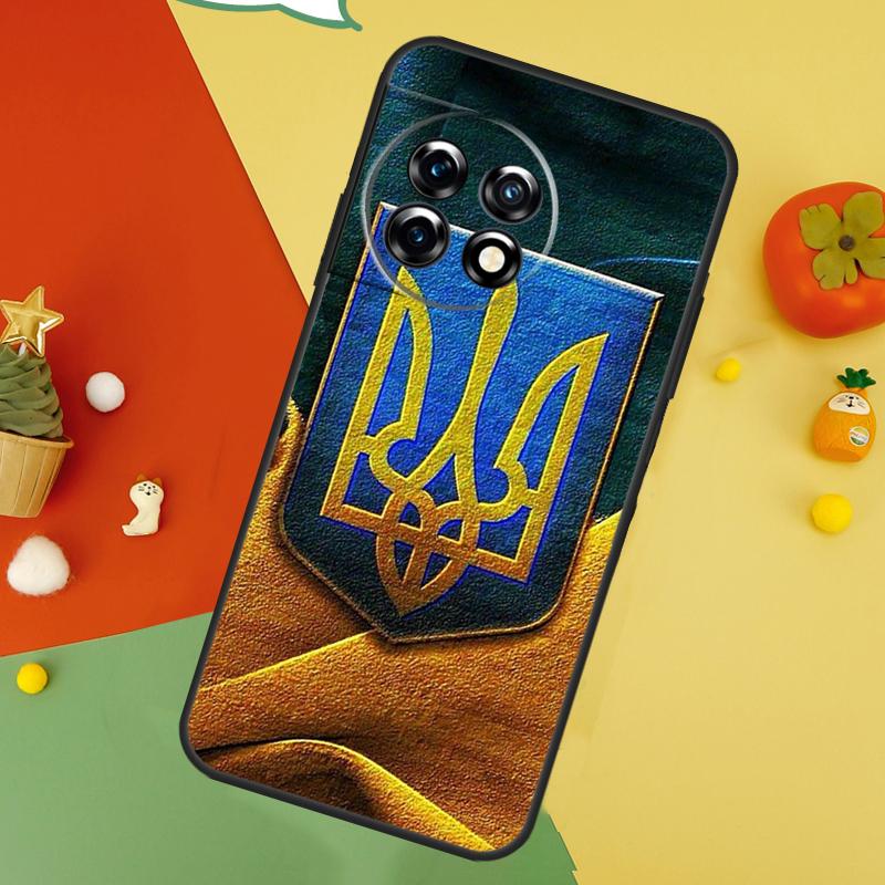 Ukraine Flag Back Case For OnePlus 15 13R 13 13T 12 12R 11 10 10T 8T Nord CE 5 2 3 4 Lite N20 N30 Cover