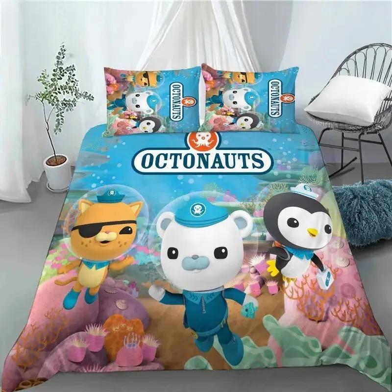 The Octonauts cartoon Bedding Sets exquisite bed supplies set duvet cover bed comforter set bedding set luxury birthday gift