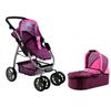 Lean Alice Doll Stroller Pram 2-in-1