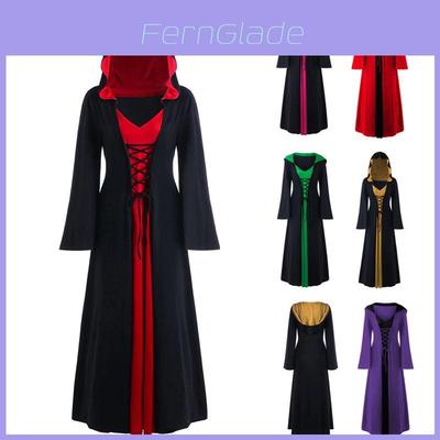 Elegant Gothic Ladies Medieval Renaissance Fancy Dress For Halloween Cosplay