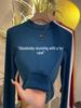 Versatile Stand-Up Collar Long Sleeve Women's T-Shirt - Elegant Autumn/Winter 2025 Base Layer