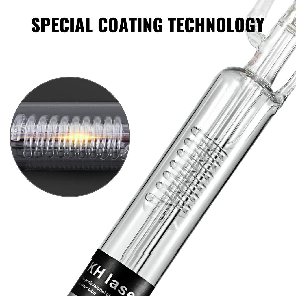 CO2 Laser Tube for Laser Engraving Cutting Engraver Machine 40W 700mm × 50mm