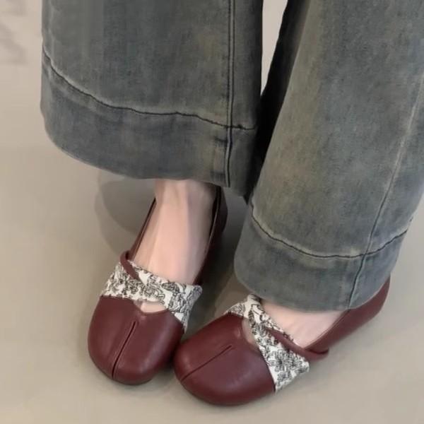 Sheepskin Version~ French Retro Flat Bottom Inner Height Increase Shallow Mouth Single Shoes Women's 2025 New Versatile Mary Jane Small Leather Shoes
