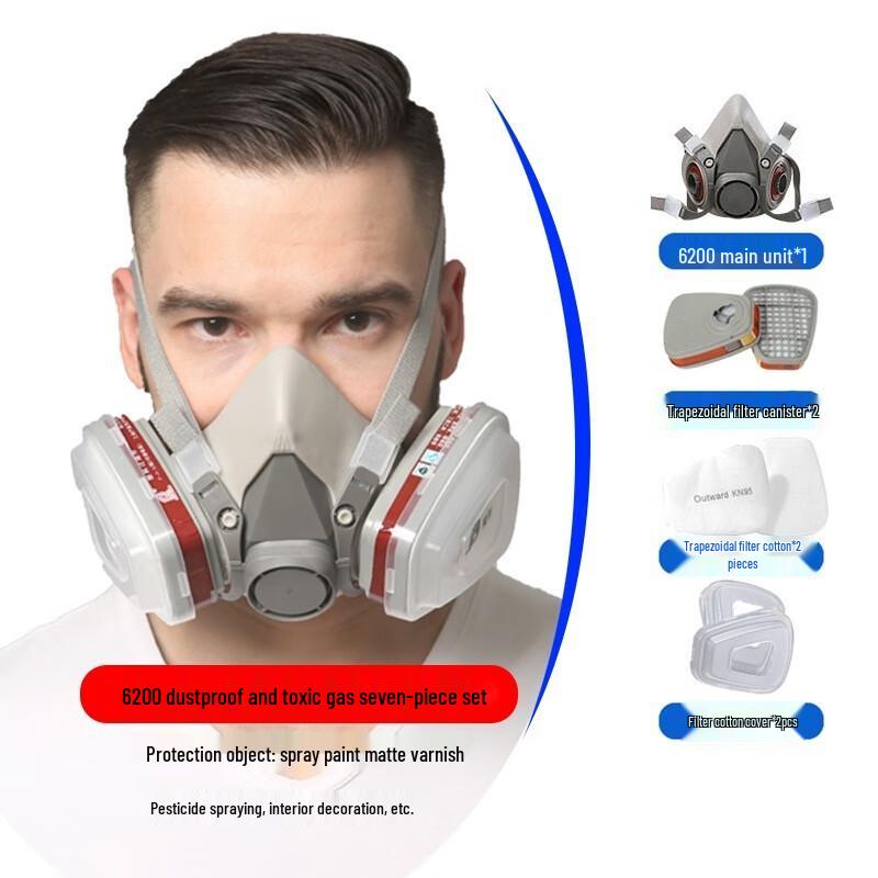 Industrielles Halbgesichts-Gasmasken-Set