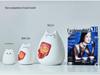 Rechargeable Cat-Shaped Silicone Night Light with Remote for Breastfeeding - Colorful, Tap-Control Atmosphere Lamp