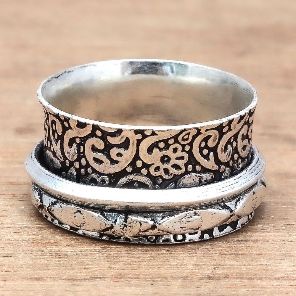 No Stone Gemstone Handmade Silver Jewelry  "8"