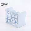 Versatile Book Support Base Metal Adjustable Holder Desk Retractable Bookend with Non-Slip Bracket for Office Home Study Organizer