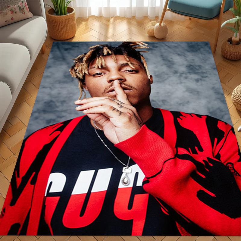 Juice Wrld: Legacy Music Passion Carpet Printing Suitable for All Seasons Bathroom Mat Fashion Office Chair Cushion