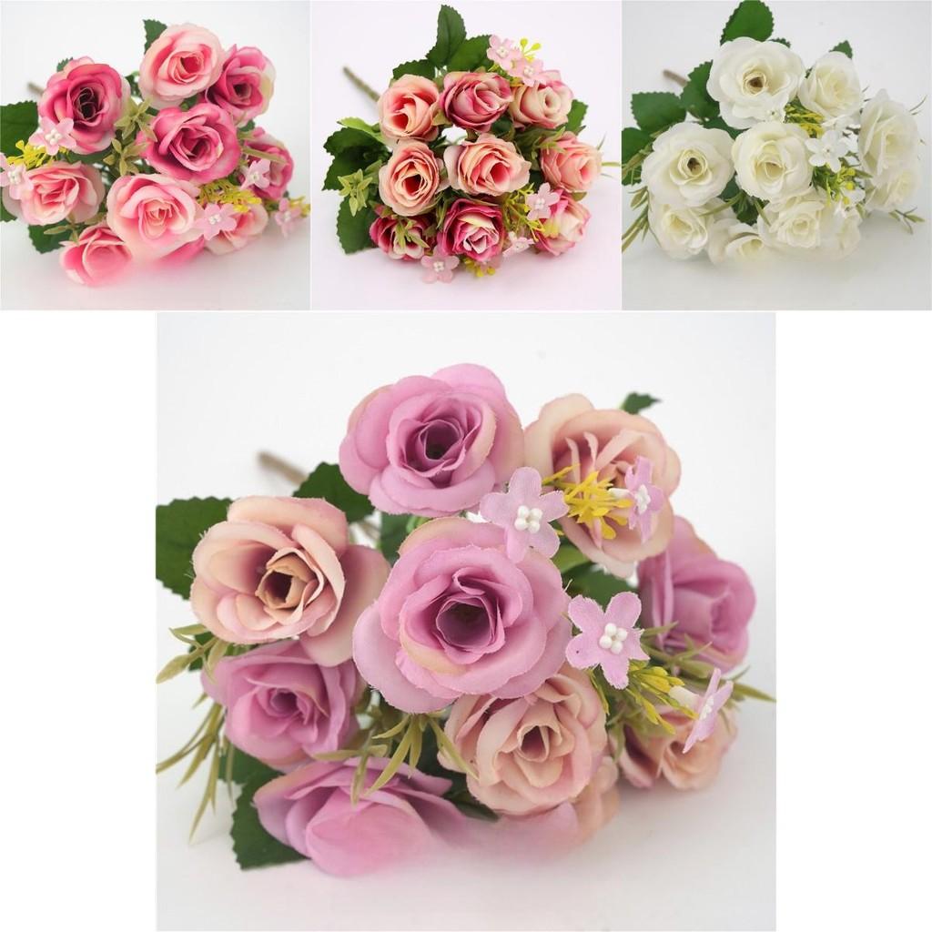 Elegant Silk Rose Artificial Flower For Home Decor And Wedding Arrangements
