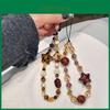 Vintage Leopard Star Phone Chain With Pvc Beads For Men And Women