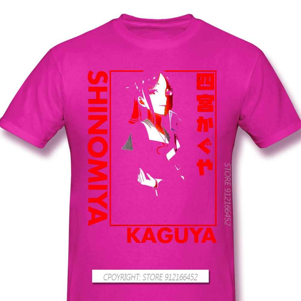 Kaguya Sama Love Is War Miyuki Kaguya Shinomiya Fujiwara Anime Tshirts For Unisex Cool Funny Oneck Cotton T Shirt