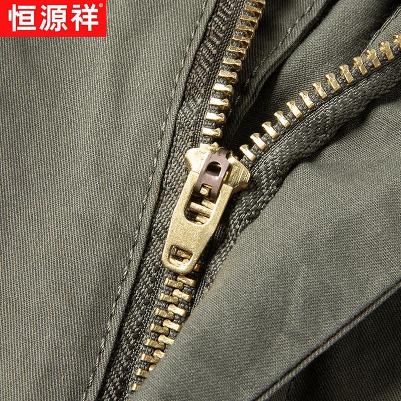 Heng Yuan Xiang Men's Casual Cotton Bermuda Shorts