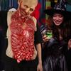 Zombie Mask Belly, Halloween Scary Props