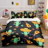 Cactus Guitar Mexican Party Decor Bedding Set with 1 Duvet Cover 2 Pillowcases Single Double King Queen, Gift
