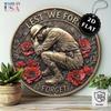 Australian Soldier Remembrance Metal Wall Art Poppy Memorial Plaque Durable Decor