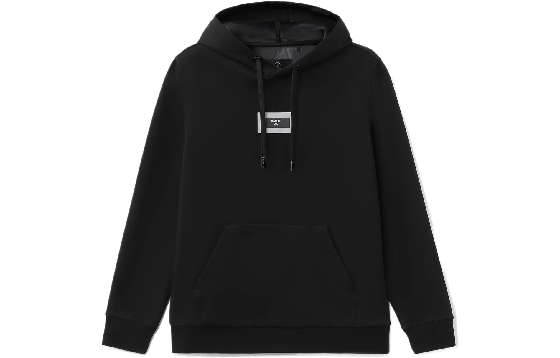 Li Ning Wade Collection Sweatshirts Men s Black Hooded Thickened Other AWDR795-1 M
