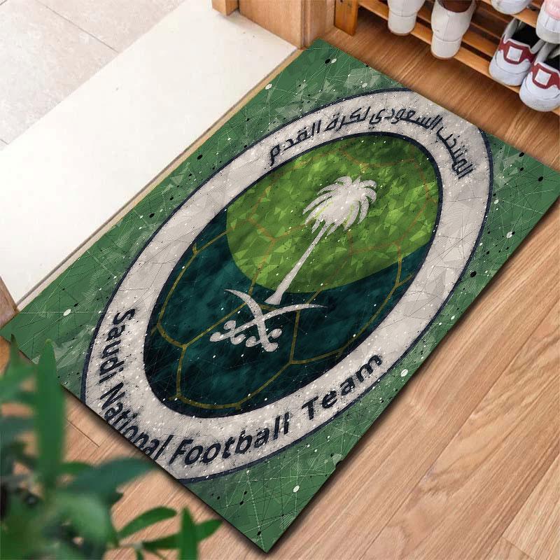 Saudi Arabia National Football Team Carpet Rug for Living Room Bedroom Home Sofa Decoration,Kids play Non-slip Floor Mat