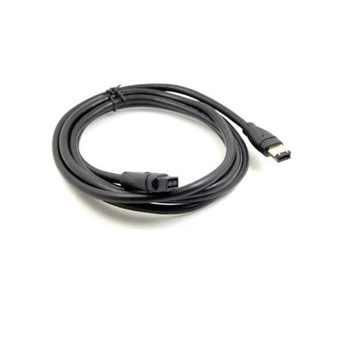 Yeni FireWire 800 IEEE1394B 9 Pin'den 6 Pin'e Erkekten Erkeğe Adaptör Kablosu 6ft/ 1.8M Siyah