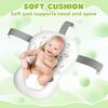 Foldable Baby Bath Tub Ergonomic With Temperature & Cushion Bath Pad + Bath Net