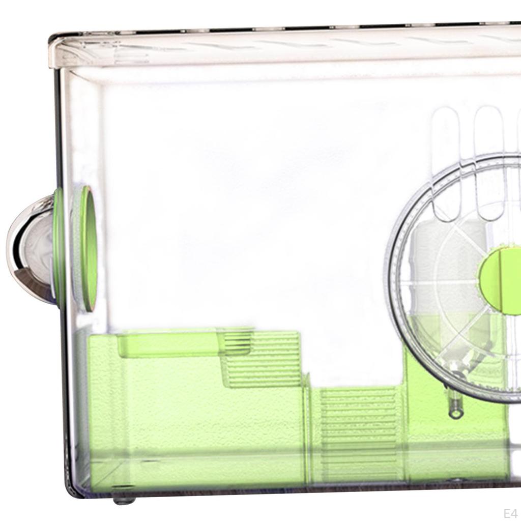 Klatka dla chomika, małe zwierzę, przezroczysta, oddychająca wentylacja, siedlisko chomika akrylowe