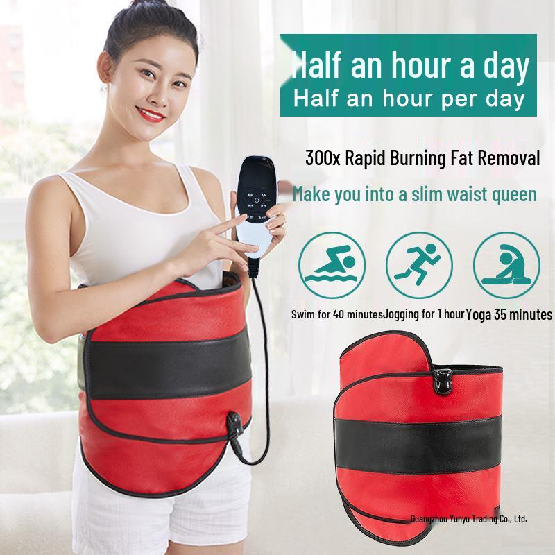 Ultra-Long Wave Hot Compress Waist Belt: Abdominal Heating, Uterine Warming, Vibration & Fat Burning Slimming Device