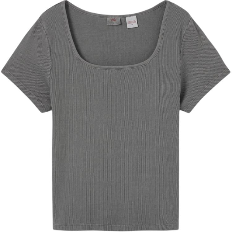 

Levis Повседневная Удобная Простая Приталенная Трикотажная Футболка с Коротким Рукавом Женские Топы 003PU-0006 XS