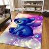 1 buc Covor cu model Disney Lilo și Stitch Covoraș de zonă Covor antiderapant Lavabil manual Preș pentru podea Potrivit pentru Sufragerie Dormitor Decor Acasă