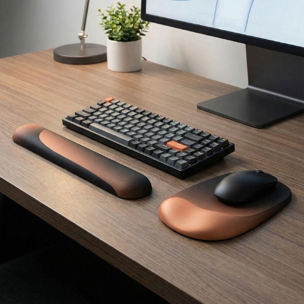 Ergonomic Keyboard Hand Cushion Slow Rebound Wrist Rest Pad Mouse Palm Mat  Home Office Supplies