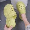 Fashion White Eva Platform Clogs Women Thick Sole Closed Toe Slippers Woman Summer Beach Sandals Non Slip Garden Slides Shoes for Ladies