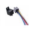 SWOOMEY 5 Pcs Car Relay Pin with Connector Relay Socket Black High Definition