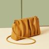 Genunie Bag Fold Design Borsa da donna in morbida pelle di vacchetta con una nuova struttura semplice Versatile borsa a tracolla con una spalla Borsa in vera pelle