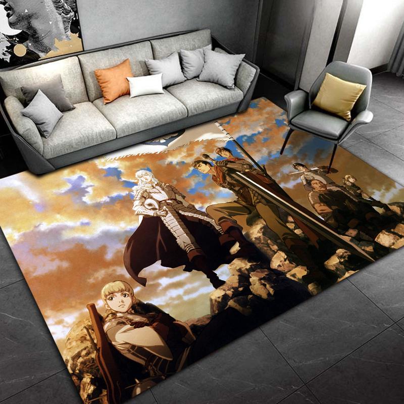 Anime Berserk Pattern Carpets Bedroom Play Mats Bedroom Decor Carpet Livingroom Rug Crawl Mat Christmas Gift Rug Tapetes Tapis
